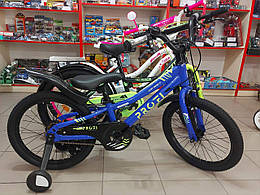 Велосипед дитячий двоколісний Profi 16 " для хлопчика у синьому кольорі