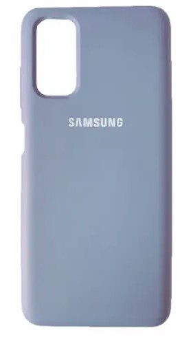 Чохол силіконовий для Samsung A03S (A037) Silicone Case Full (Бузковий)