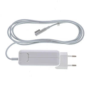 Блок живлення для ноутбука APPLE MagSafe 16.5V, 3.65A, 60W, white, квадратний, з євро-адаптером (A1184, A1330,, фото 2