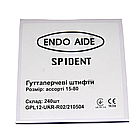 Гуттаперчеві штифти 240шт (конус.02), асорті 15-80, Spident, фото 3
