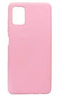 Чохол силіконовий для Samsung A03S (A037) Silicone Case Full (Рожевий), фото 3