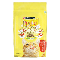 Сухой корм Фрискис Friskies для кошек с говядиной курицей и овощами 10 кг