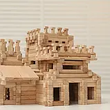 Конструктор дерев'яний Замок 294 деталей, фото 4