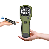 Кишеньковий пристрій вбивця комарів Thermacell MR-350 Portable Mosquito Repeller olive