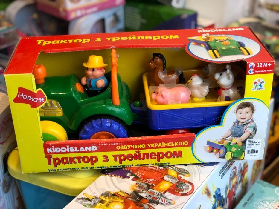 Игрушка на колесах - Трактор с трейлером и фермера украинский русский ...