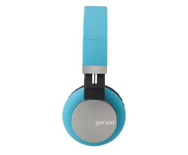 Беспроводные Bluetooth Стерео наушники Gorsun GS-E89 Голубые - фото 1 - id-p2191017990