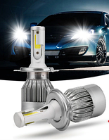 Комплект LED ламп C6 HeadLight H1 12v COB pro