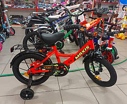 Велосипед дитячий двоколісний Corso 14 " у помаранчевому кольорі