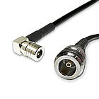 Кабельна збірка RunBit RC PRO N type female - QMA male кутовий, фото 2