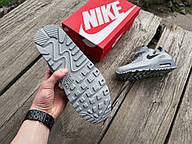Чоловічі кросівки Nike Air Max 90 Surplus сірі, фото 6