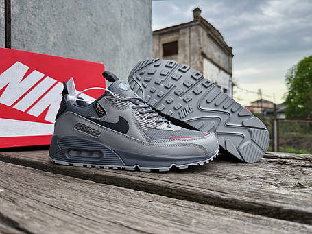 Чоловічі кросівки Nike Air Max 90 Surplus сірі, фото 1