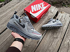 Чоловічі кросівки Nike Air Max 90 Surplus сірі, фото 4