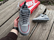 Чоловічі кросівки Nike Air Max 90 Surplus сірі, фото 5