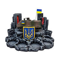 Сувенір з військовою тематикою настільна підставка "Українська М113", Оригінальний подарунок офіцеру полковнику