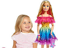 Кукла Барби 70 см Barbie Best Fashion Friend Doll Rainbow Dress