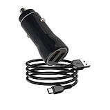 Автомобільний зарядний пристрій з 2 USB роз'ємами та підтримкою швидкої зарядки комплект з кабелем USB TypeC, фото 8