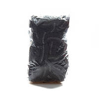 Шапочка из спанбонда одноразовая (100 шт./уп.). Цвет: черный, Ecosat