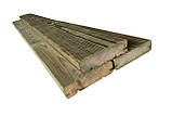 Палубна, терасна дошка з пазами 30х120 оброблена (імпрегнована) із сосни, фото 4