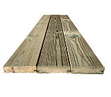 Палубна, терасна дошка з пазами 30х120 оброблена (імпрегнована) із сосни, фото 2