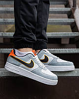 Кроссовки мужские Air Force White Orange Black