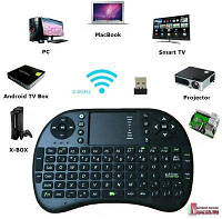 Беспроводная мини клавиатура i8 для смарт ТВ/ПК/планшетов | KEYBOARD только Англ. буквы de