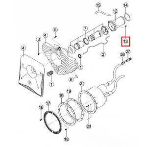 Комплект кріплення закладний проти струмок (RUSS0351.00R) Kripsol