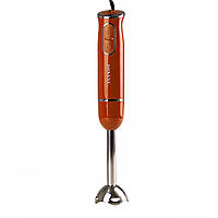Удобный ручной погружной блендер Sokany SK-1722 из нержавеющей стали, качественный блендер для смузи и пюре Оранжевый