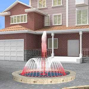 Фонтан статичний Aquaviva (круглий, 1.5 метра)