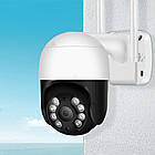 Вулична поворотна Wi-Fi камера відеоспостереження PTZ Outdoor Camera 3MP / Камера з датчиком руху, фото 6