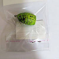 Оснастка Попла-Поппер малий, оснащений, Зеленый (30 мм. 2 гр.) приманка для рыбалки