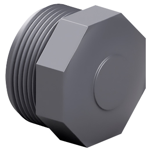 Заглушка ПВХ Effast RERTAE063G із зовнішньою різзю d2"