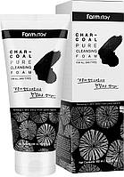 Пінка для вмивання з вуглем Farmstay Char-Coal Pure Cleansing Foam 180 мл