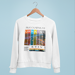 Світшот з принтом Київ Hero City