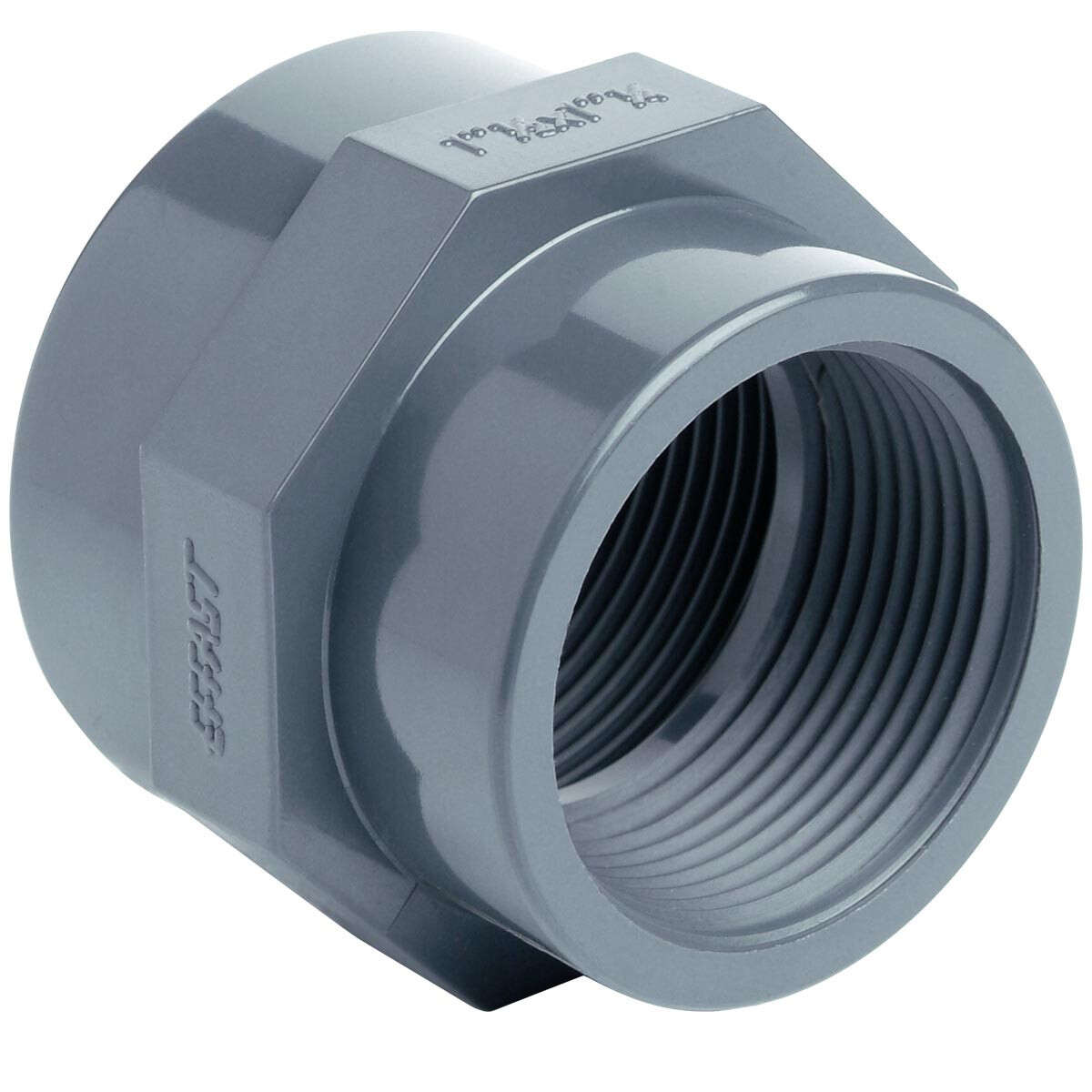 Муфта ПВХ Effast RERMRE050E редукційна, з внутрішньою різзю d1-1/2"х1-1/4"
