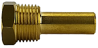 Гильза под датчик температуры 1/2", 10х12,2мм, L=50мм, один зонд