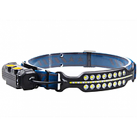 Налобный светодиодный аккумуляторный фонарь с красным светом COB HeadLamp Police PL-164 de