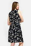 Літня сукня з квітковим принтом Finn Flare FSC110204-200 чорна XS, фото 4