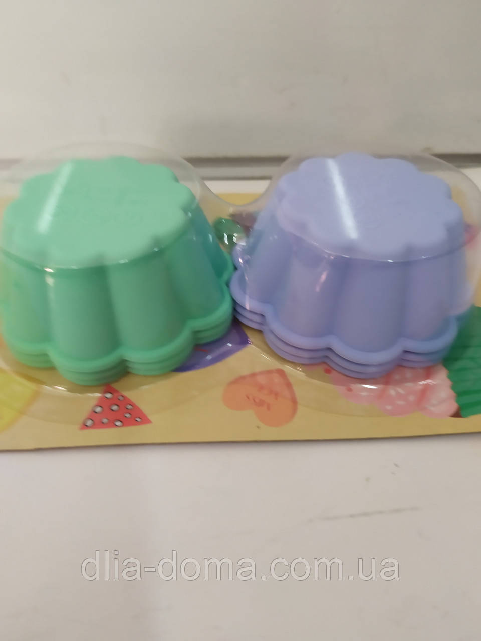 Набор силиконовых форм для кексов 1 / 6 шт, фото 1