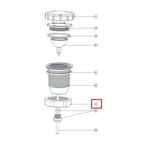 Гайка затискна Aquaviva для UL/Led-P50