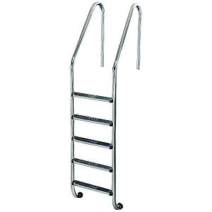 Драбина для басейну Hayward Standard (5 щаблів), для широкого борту, AISI-316