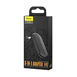 Перехідник BASEUS GAMO 3-in-1 Lightning Male to Dual lightning/3.5mm L47 для айфона навушників гри, фото 7
