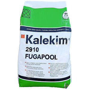 Вологостійке затирання для швів Kalekim Fugapool 2910 (5 кг) Басейн блакитний