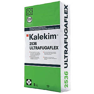 Еластична затирка для швів із силіконом Kalekim Ultrafuga Flex 2536 (5 кг) Сірий сатин