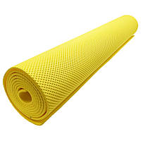 Йогамат (Желтый) Shoper Йогамат, килимок для йоги M 0380-2 матеріал EVA (Жовтий)