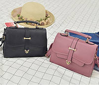 Маленькая женская сумочка клатч серая мини сумка через плечо с эко кожи Shoper Маленька жіноча сумочка клатч