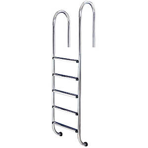 Драбина для басейну Hayward Asymmetric Muro (5 щаблів), для вузького борту, AISI-304