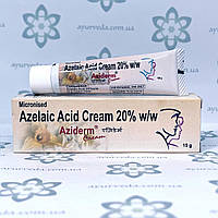 Aziderm Azelaiк Acid Cream 20% Micronised (Азидерм Азилаик) 15 гр. акне, загрязнение пор, растворяет угри.