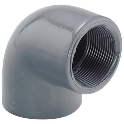 Коліно ПВХ Hidroten ВР-ВР 1002307, нарізний, d2 1/2", фото 1