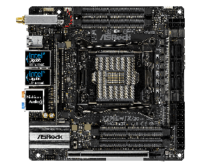 Материнська плата ASRock X299E-ITX AC LGA 2066 (X299E-ITX AC) Б/В