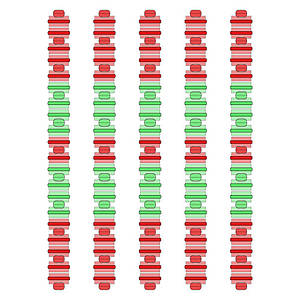 Роздільник доріжки Hayward Big Red/Greed, AISI 316, 25 м